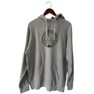 Stormy Kromer Unisex Terry Hoodie Sunrise Gray Sz L LARGE NEW With TAGS